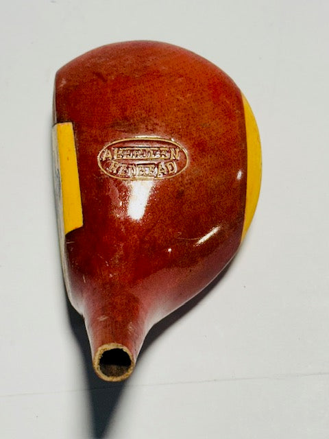 Aberdeen Redhead Fancy Face Brassie vintage hickory golf