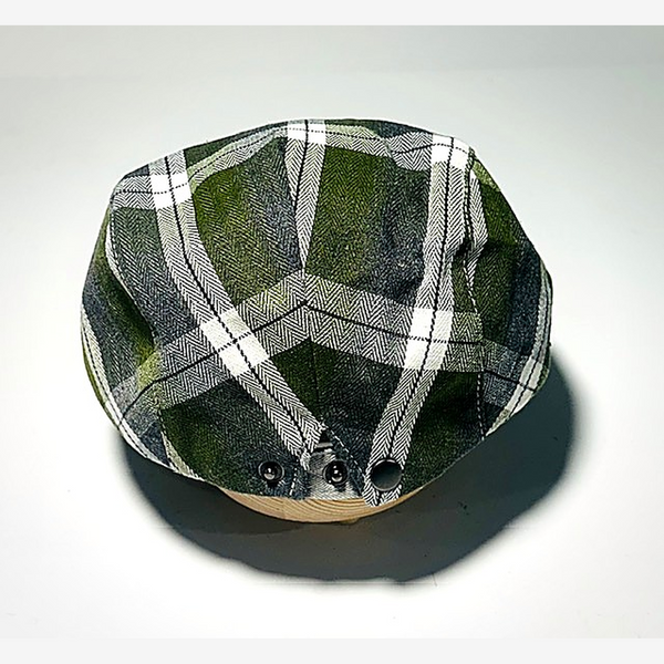Plaid Flat Cap — Tartan Pro Shop Hat - Alternate View