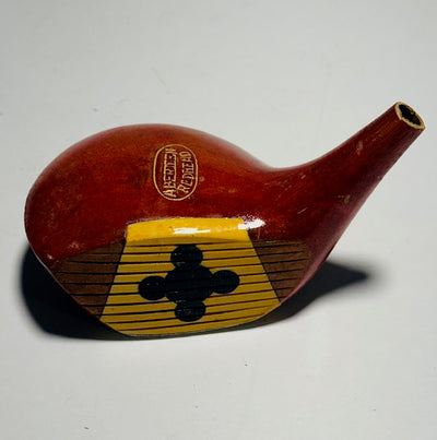 Aberdeen Redhead Fancy Face Brassie vintage hickory golf