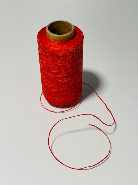 Red waxed whipping thread spool hickory golf