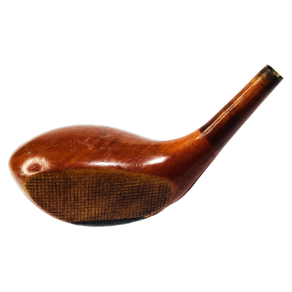 A.G. Spalding & Bros R37 No. 2 Wood Head, vintage hickory golf club builder head, profile and face