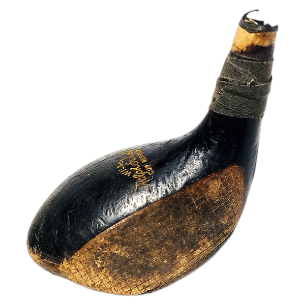 Wilson Ralph Guldahl Cup Defender No. 3 Spoon Head, vintage hickory golf club builder head, profile and face
