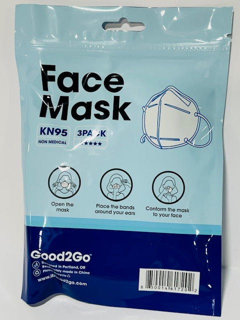 Three Pack Face Masks - Alternate View
