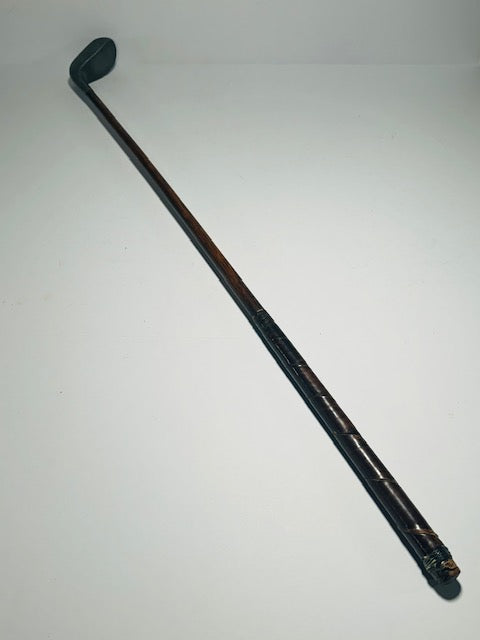 Standard Golf Co Braid-Mills aluminum hickory putter full length on clean background - Alternate View