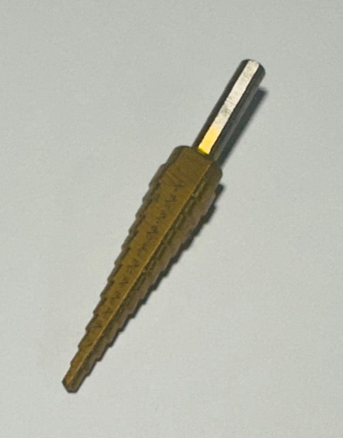 Step Drill Bit | Titanium-Coated Stepped Drill Bit for Hickory Golf