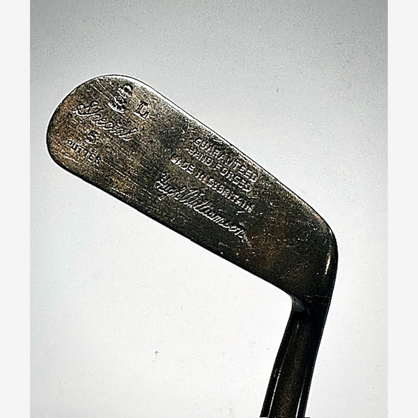 Hugh Williamson "Special" Ladies Putter, Stadium Golf Co. – vintage hickory golf putter, Williamson Special stamp