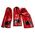 Red Vinyl Headcovers 1-3-4 | Vintage Golf