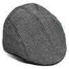 Herringbone Flat Cap — Pro Shop Hat - Black & White