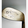 Wright & Ditson Rainbow Graduated Niblick Head hickory golf iron head, maker stamp detail