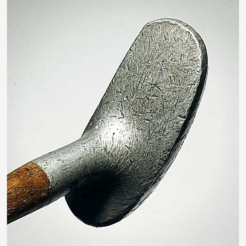 Aluminium Schenectady putter head and hickory shaft, Jerry Travers hickory golf putter