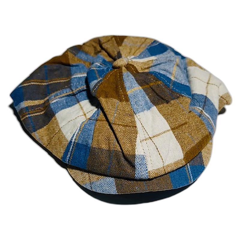 Bakerboy Cap — Pro Shop Hat - Ochre & Blue
