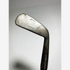 Tom Stewart Special Smooth Face Iron hickory golf club, maker stamp detail