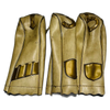Cream Leather Headcovers 1-3-5 | Vintage Golf — hickory golf, view 1