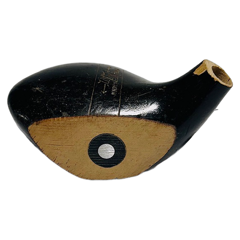 Walter Hagen Arrow Spoon Head, vintage hickory golf club builder head, face and fancy-face insert