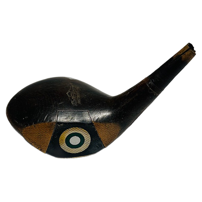 Walter Hagen International Fancy Face Spoon Head, vintage hickory golf club builder head, face and fancy-face insert
