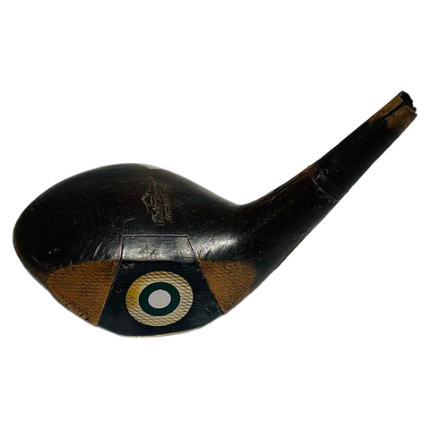 Walter Hagen International Fancy Face Spoon Head, vintage hickory golf club builder head, face and fancy-face insert