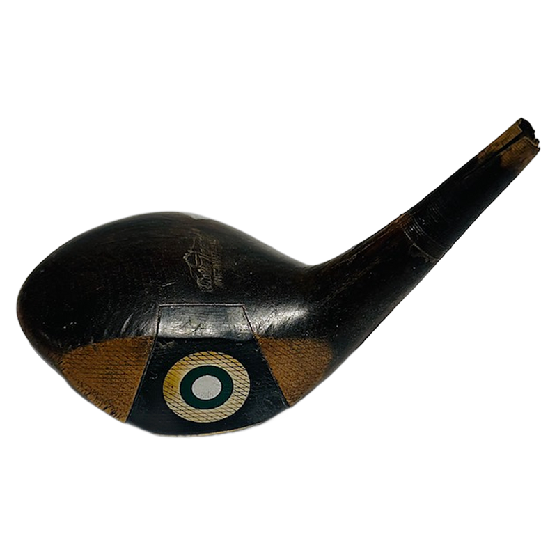 Walter Hagen International Fancy Face Spoon Head, vintage hickory golf club builder head, face and fancy-face insert