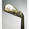 Far and Sure Special 1 Mid-Iron Head hickory golf iron head, maker stamp detail