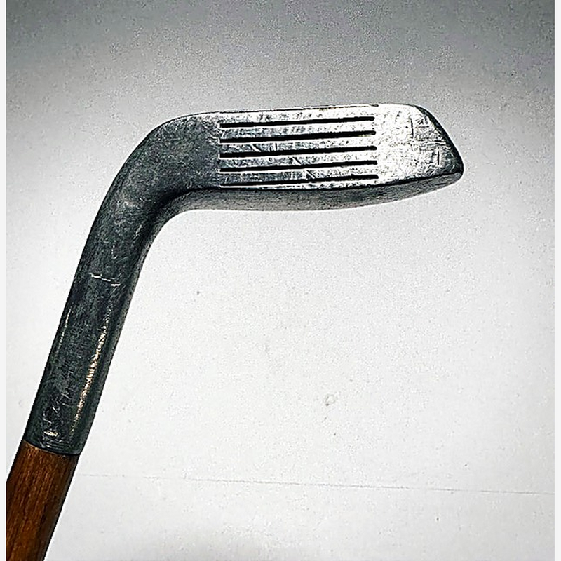 Kirk Aluminum Mallet Putter – vintage hickory golf putter, lined face