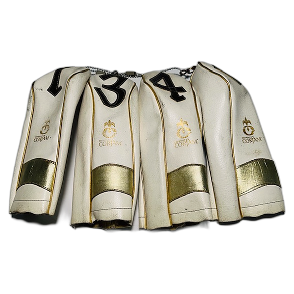 Dupont Corfam Headcovers Set of 4 | Vintage Golf — hickory golf, view 1