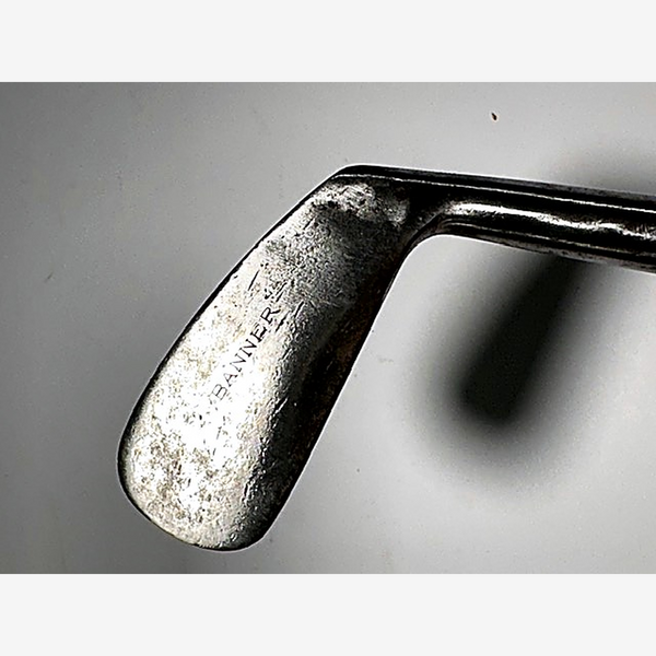 Kroydon Banner hickory golf mid-iron toe-down view - Alternate View