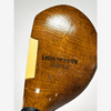 Louis Berrien vintage hickory golf driver, fancy face insert