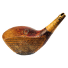 Bullock's Los Angeles DLS No. 8 Wood Head, vintage hickory golf club builder head, profile and face