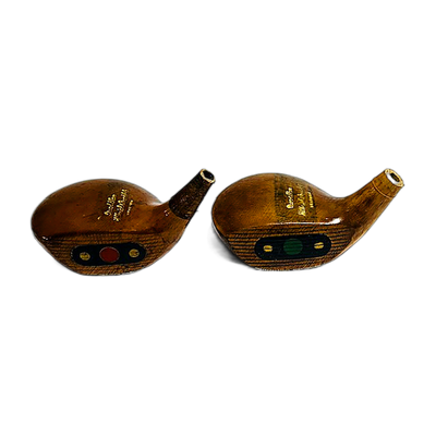 Hillerich Bradsby Braeburn driver and spoon wood head set hickory golf, both heads