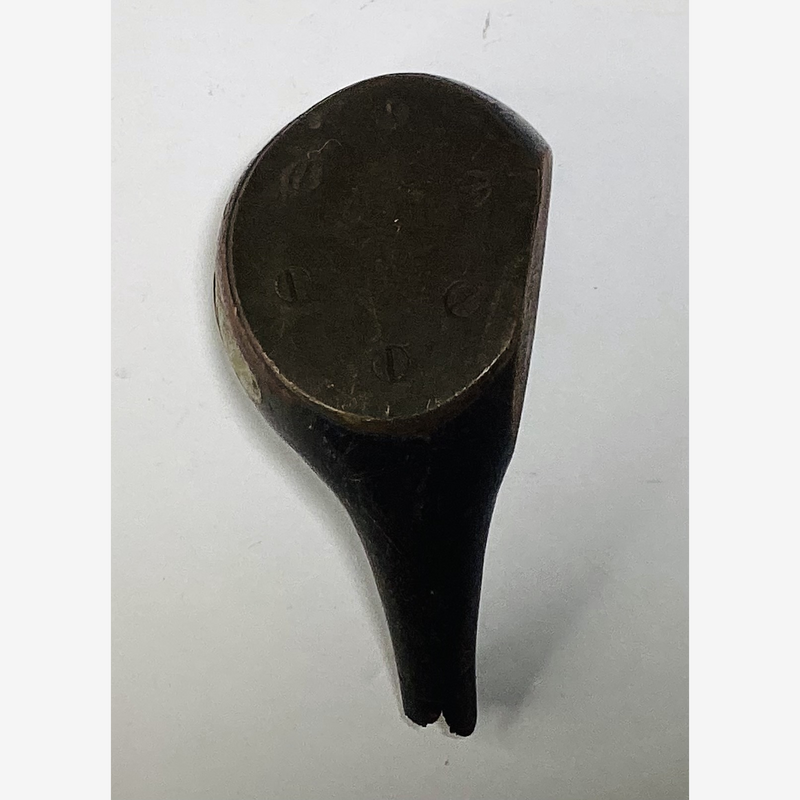 Rob Roy Wood Head, vintage hickory golf club builder head, sole and soleplate