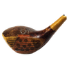 MacGregor Ladies Fancy Face Brassie Head, vintage hickory golf club builder head, profile and face