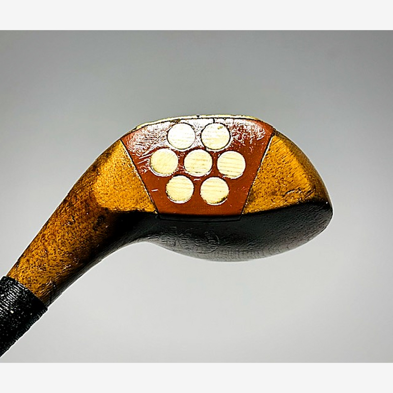 MacGregor Master ivory dotted fancy-face, hickory golf