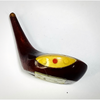 Related 4250 Model Fancy Face Driver Head, vintage hickory golf club builder head, crown stamp