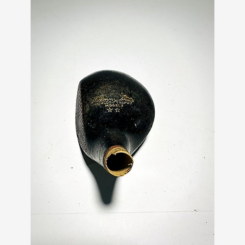 Denny Shute World's Trophy Medalist Ladies Brassie Head, vintage hickory golf club builder head, detail