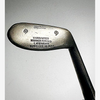 Spalding mashie niblick hickory golf iron, face at address