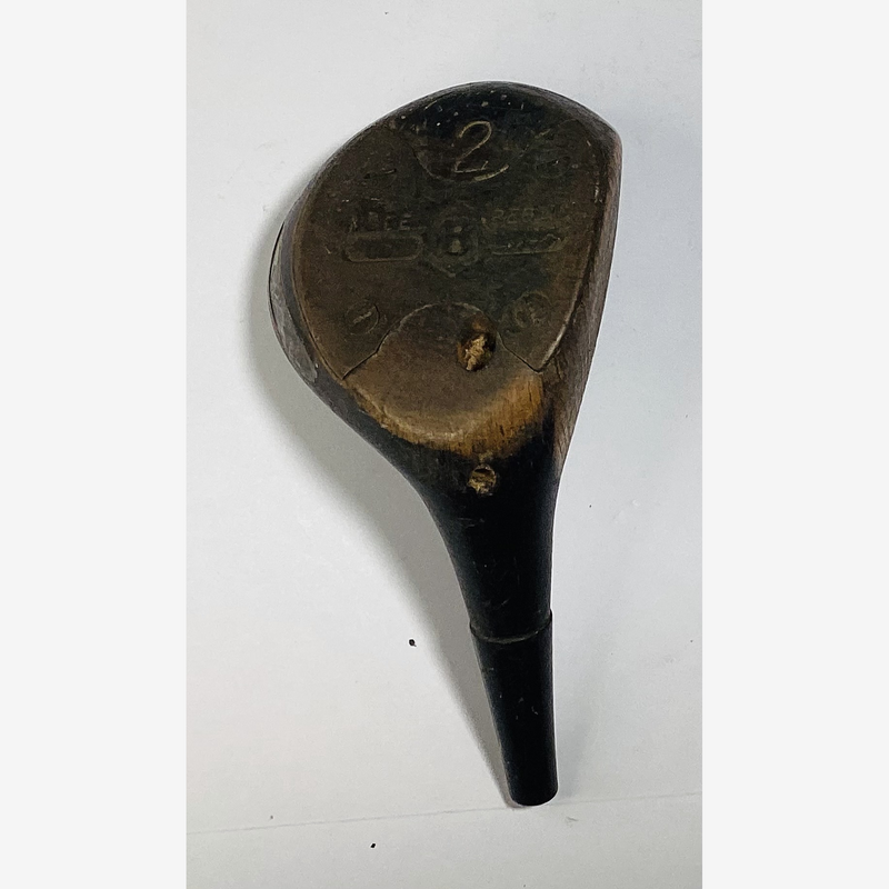 Wilson Ralph Guldahl Cup Defender No. 2 Wood Head, vintage hickory golf club builder head, sole and soleplate