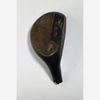 Vintage Black Lacquer Wood Head, vintage hickory golf club builder head, sole and soleplate