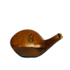 Wright & Ditson Special original hickory golf driver head, face view