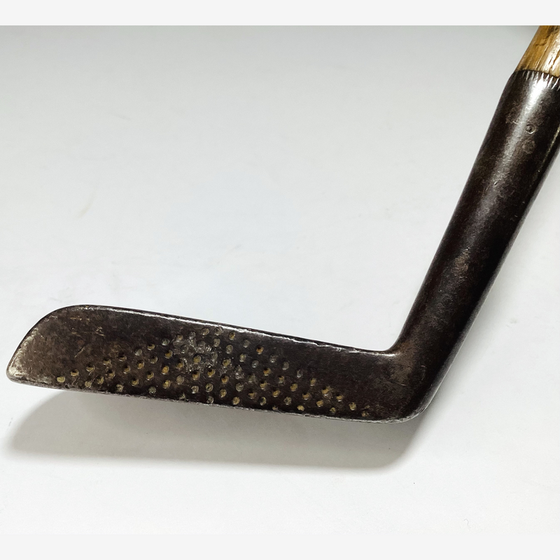 A.H. Fenn Special Putter, vintage hickory golf club, detail view 1