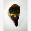 Kenneth Smith Handmade Fancy Face Wood Head, vintage hickory golf club builder head, sole and soleplate