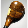 Burke Golfrite script stamp and figured grain, hickory golf