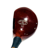 MacGregor 50 brassie hickory golf top-down crown with maker stamp