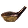 R.J. Shoesmith Timperley Special Wood Head, vintage hickory golf club builder head, profile and face
