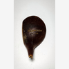 Wright & Ditson Bee Line Driver Head, vintage hickory golf club builder head, detail