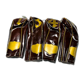 Dunlop Vintage Vinyl Headcover Set Maroon and Gold (1, 3, 4, X)