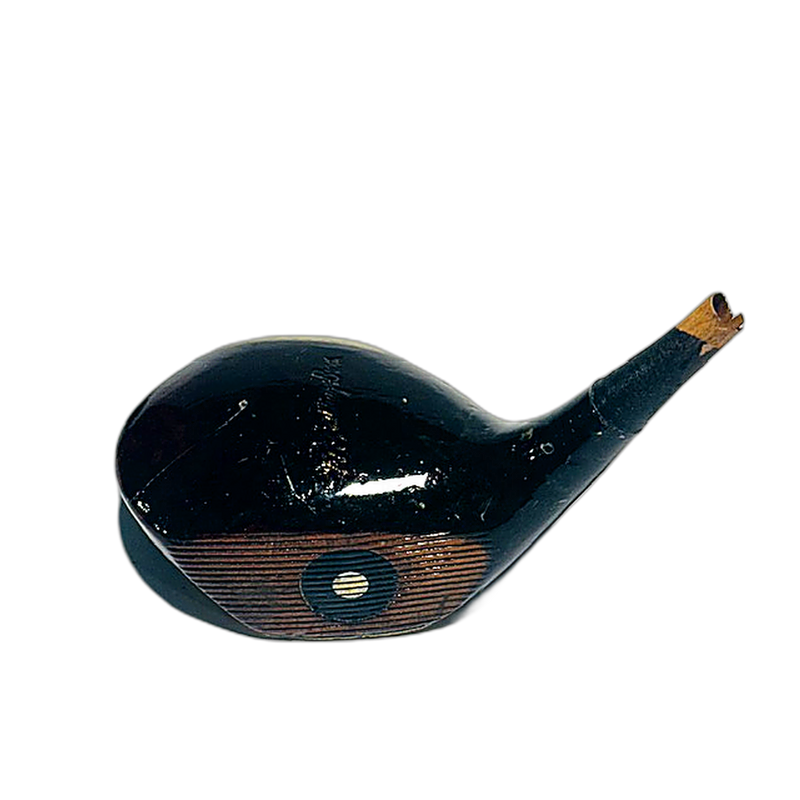 A.G. Spalding & Bros Fancy-Face 3-Wood hickory golf wood head, face view