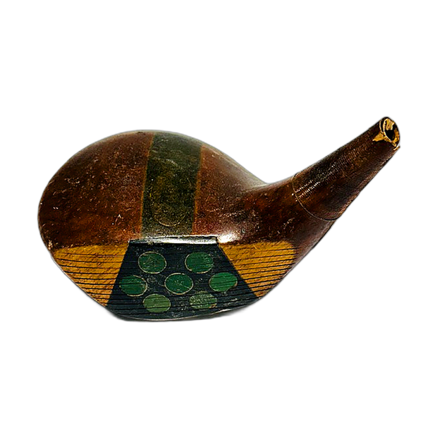 MacGregor Go-Sum hickory golf brassie 2-wood head with Yardsmore inlay
