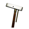 Hickory golf alignment putter, front view of alignment mechanism