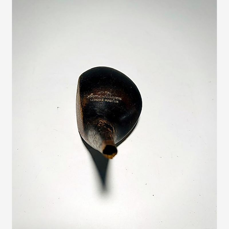 Wilson Gene Sarazen Stroke Master 4250 Brassie Head, vintage hickory golf club builder head, detail