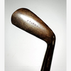 J. Forman maker stamp on iron back, hickory golf