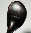 B. Sayers splice-neck driver, vintage hickory golf collector wood